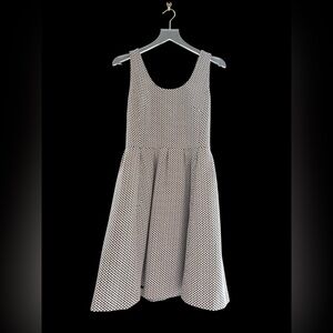Banana Republic black and white A line dress